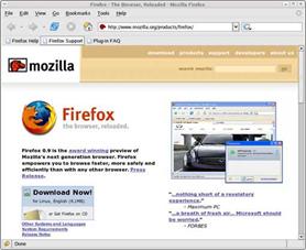 navegador actual Mozilla