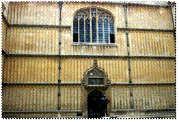 The interior court of the Bodleian Library
