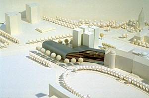Entwurf der Stuttgarter Architektin Gabriele Glöckler zum vierten Erweiterungsbau