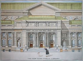 Biblioteca Pública de Nueva York elevación