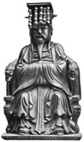 Estatua de Confucio en bronce