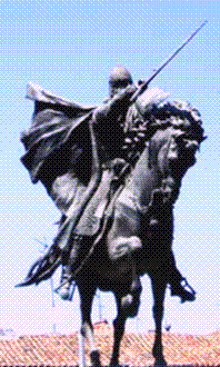 Estatua del Cid, en Burgos
