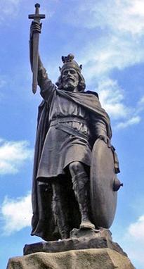 Estatua de Alfredo el Grande en Winchester