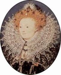 Isabel I, retratada h. 1587