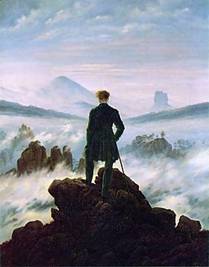 Viajero frente al mar de niebla (1818), de Friedrich.
