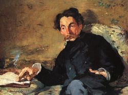 Stéphane Mallarmé según el pincel de Manet