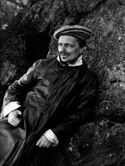 Fotografía de Strindberg tomada por él mismo