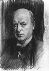 Retrato de Henry James de John Singer Sargent.