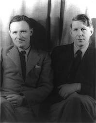 Christopher Isherwood y W. H. Auden, fotografiados por Carl Van Vechten en 1939.