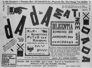 1920 - el movimiento Dadá. Auric, Picabia, Ribemont-Dessaignes, Germaine Everling, Casella y Tzara