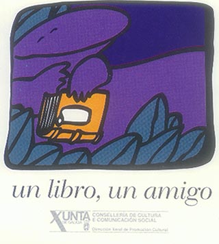 Sticker "Un libro, un amigo"