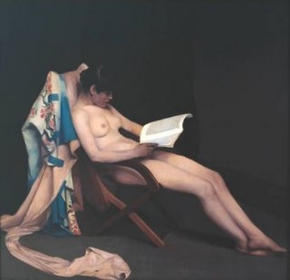 Muchacha leyendo - Theodore Rousel.bmp