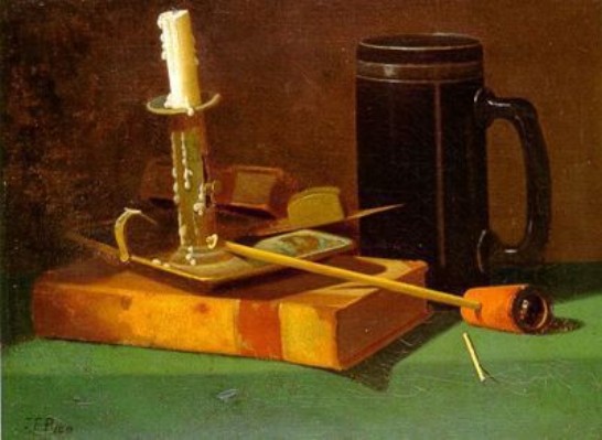 Book, mug, candlestick and pipe - John Frederick Peto 1890.jpg