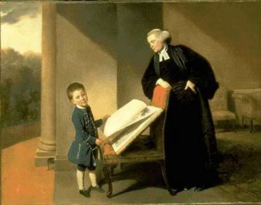 The Reverend Randall Burroughs and his son Ellis - Johann Zoffany 1769.jpg