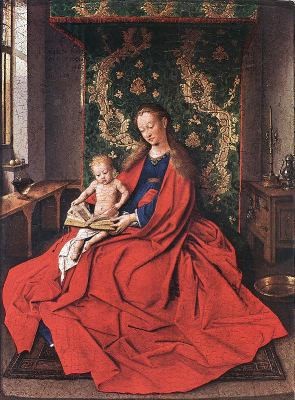 La Virgen con el Niño leyendo - Jan van Eyck 1433.jpg
