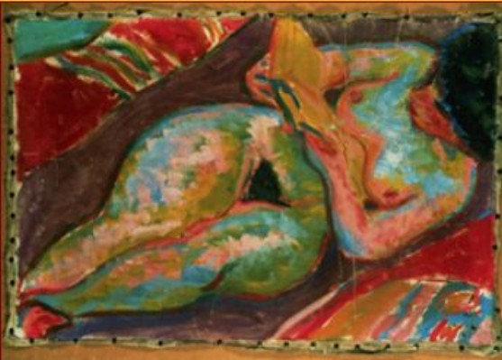 Reclining nude (reading) - Ernst Ludwig Kirchner.jpg