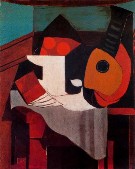 Libro, frutero y mandolina - Picasso 1924.jpg